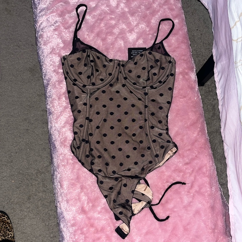 White fox bodysuit